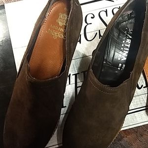 Martina Collection Brown Suede, Size 9